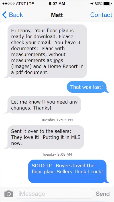 Iphone sms text
